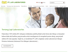 Tablet Screenshot of lapilaboratories.com